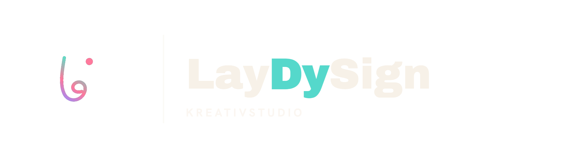 LayDySign Logo mit Schriftzug und Kreativstudio Untertitel